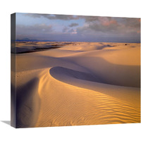 Sand dunes, White Sands National Monument, New Mexico-Canvas Art-22&quotx19.58"