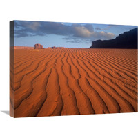 Sand dunes at Monument Valley Navajo Tribal Park, Arizona-Canvas Art-24&quotx18"