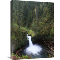 Punchbowl Falls at Eagle Creek, Columbia River Gorge, Oregon-Canvas Art-18&quotx24"