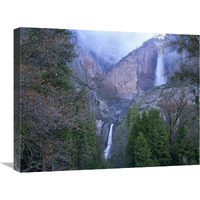 Yosemite Falls in spring, Yosemite National Park, California-Canvas Art-24"x18"