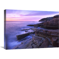 Atlantic coast near Thunder Hole, Acadia National Park, Maine-Canvas Art-24"x18"