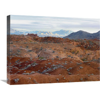 Black Mountains surrounding Valley of Fire State Park, Nevada-Canvas Art-24"x18"