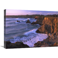 Beach at Jughandle State Reserve, Mendocino County, California-Canvas Art-24&quotx18"