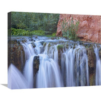 Rock Falls, Havasu Canyon, Grand Canyon National Park, Arizona-Canvas Art-22"x18.26"