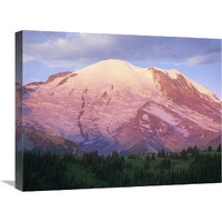 Mount Rainier at sunrise, Mount Rainier National Park, Washington-Canvas Art-24"x18"