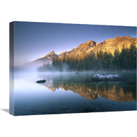 The Teton Range at String Lake, Grand Teton National Park, Wyoming-Canvas Art-24&quotx18"