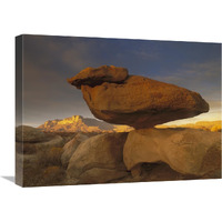 El Capitan and Balanced Rock, Guadalupe Mountains National Park, Texas-Canvas Art-24"x18"