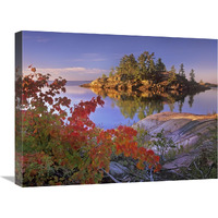 Island in Georgian Bay, Lake Huron, Killarney Provincial Park, Ontario-Canvas Art-24"x18"