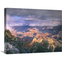 Clearing skies over the South Rim, Grand Canyon National Park, Arizona-Canvas Art-24"x20"