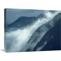 Mist rising in the Cascade Mountains near Hope, British Columbia, Canada-Canvas Art-24"x18"