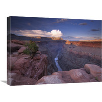 Colorado River from Toroweap Overlook, Grand Canyon National Park, Arizona-Canvas Art-24"x18"