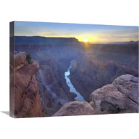 Sunrise as seen from Toroweap Overlook, Grand Canyon National Park, Arizona-Canvas Art-24&quotx18"