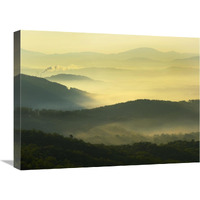 Appalachian Mountains from Doughton Park, Blue Ridge Parkway, North Carolina-Canvas Art-24&quotx18"