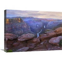 Toroweep Overlook view of the Colorado River, Grand Canyon National Park, Arizona-Canvas Art-24"x18"