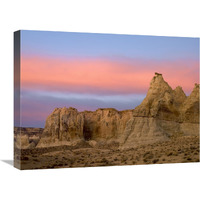 Sandstone formations in Kaiparowits Plateau, Grand Staircase, Escalante National Monument, Utah-Canvas Art-24&quotx18"