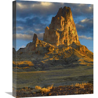 Agathla Peak, the basalt core of an extinct volcano, Monument Valley Navajo Tribal Park, Arizona-Canvas Art-18.26"x22"