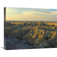 White River Overlook, Badlands National Park, South Dakota-Canvas Art-24"x20"