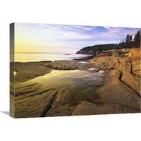 Atlantic coast near Thunder Hole, Acadia National Park, Maine-Canvas Art-24&quotx18"