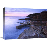 Atlantic coast near Thunder Hole, Acadia National Park, Maine-Canvas Art-24"x18"