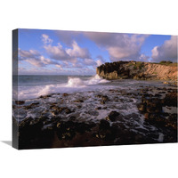 Keoneloa Bay, Kauai, Hawaii-Canvas Art-24&quotx18"