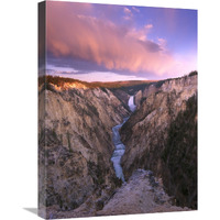 Lower Yellowstone Falls, Yellowstone National Park, Wyoming-Canvas Art-18"x24"