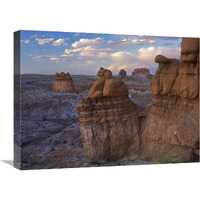 Molly&quots Castle seen from Goblin Valley, Utah-Canvas Art-24&quotx18"