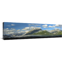 Panoramic view of Mt Kidd, Kananaskis Country, Alberta, Canada-Canvas Art-40"x12"