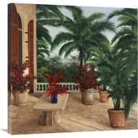 Tuscany Patio-Canvas Art-30"x30"