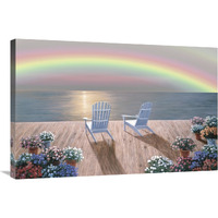 Rainbow Wishes-Canvas Art-36"x24"