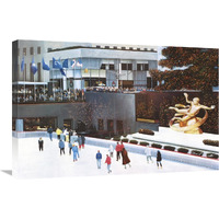 Rockefeller Center-Canvas Art-30"x20"