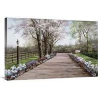 Country Lane-Canvas Art-36"x24"