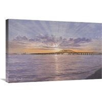 Sun Rays Over Captree-Canvas Art-30"x20"