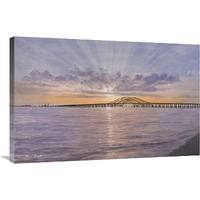 Sun Rays Over Captree-Canvas Art-36"x24"