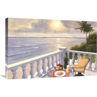 Breakfast on the Veranda-Canvas Art-30"x20"