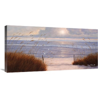 Beach Peace-Canvas Art-36"x18"