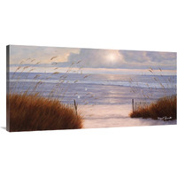 Beach Peace-Canvas Art-48"x24"