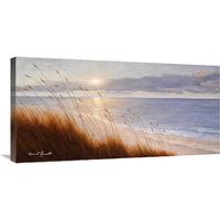 Coast Line-Canvas Art-36"x18"