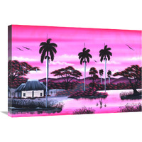 Jumby Village 1-Canvas Art-30"x20"