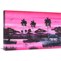 Jumby Village 4-Canvas Art-30"x20"