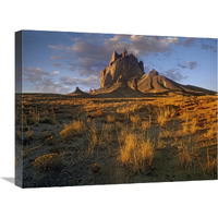 Shiprock, the basalt core of an extinct volcano, New Mexico-Canvas Art-24&quotx18"