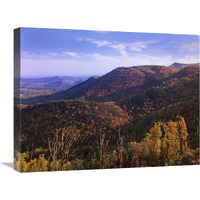 Blue Ridge Mountain Range near Cumberland Knob, North Carolina-Canvas Art-24&quotx18"