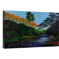 Royal Palm-Canvas Art-36"x24"