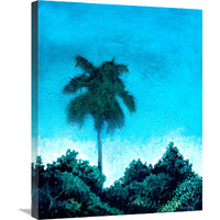 Single Palm-Canvas Art-22"x28"