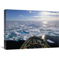 Icebreaker in the Arctic, Canada-Canvas Art-24"x18"