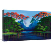 Water Way-Canvas Art-36"x24"