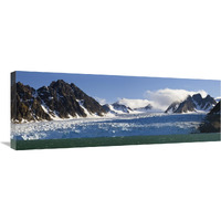 Monaco Glacier, Liefdefjorden, Spitsbergen, Norway-Canvas Art-36&quotx13.32"