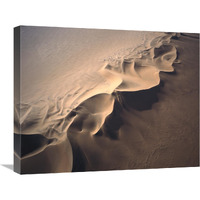 Aerial view of star dune formations, Namib-Naukluft NP, Namibia-Canvas Art-24"x20"