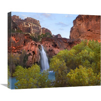 Havasu Falls, Grand Canyon, Arizona-Canvas Art-22"x18.26"