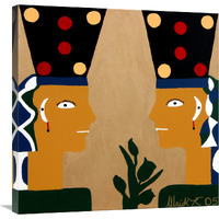 Egyptian Princesses-Canvas Art-30&quotx30"