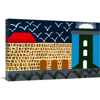 Lighthouse Series - #3-Canvas Art-30"x20"